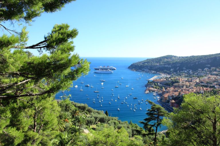 Paysage de la mer et de la nature