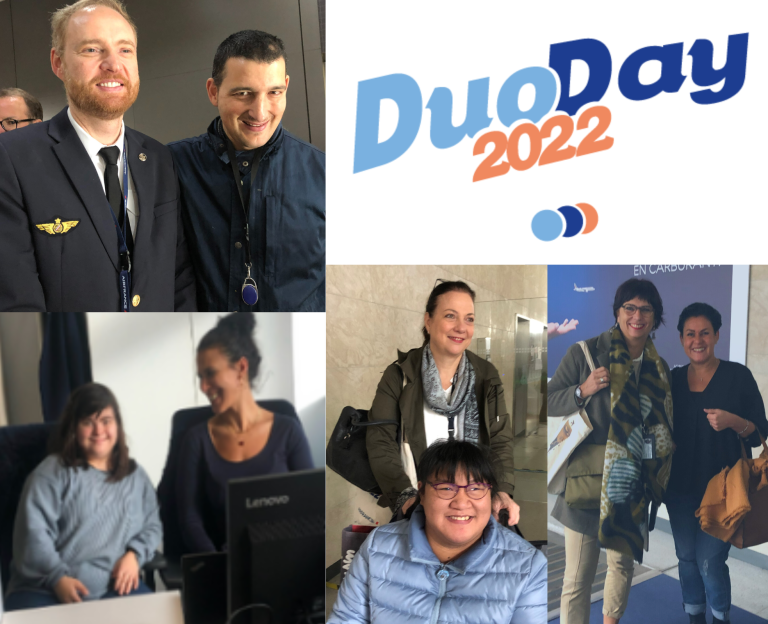 Photo des participants à la journée DuoDay 